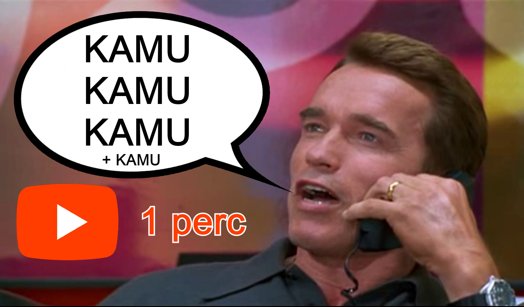 Arnold Schwarzenegger TeleMarketinges pénzügyi mozifilm részlet